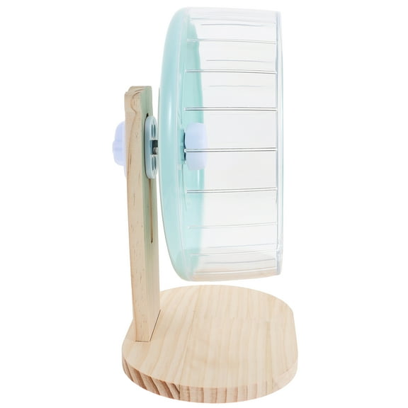 unbranded Chain Hamster Running Wheel Hamster Wheel with Stand 27X26X10CM Green