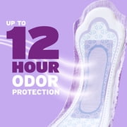 Poise Incontinence Pads for Women, 5 Drop Maximum Absorbency, Regular Length, 48 Count