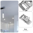 thumbnail image 3 of KAKOWELY 10Pcs Downlight Retaining Spring Clip Recessed Light Spring Clip Ceiling Light Clips Panel Lamp Clamp,1.97"X1.1"X0.59", 3 of 5