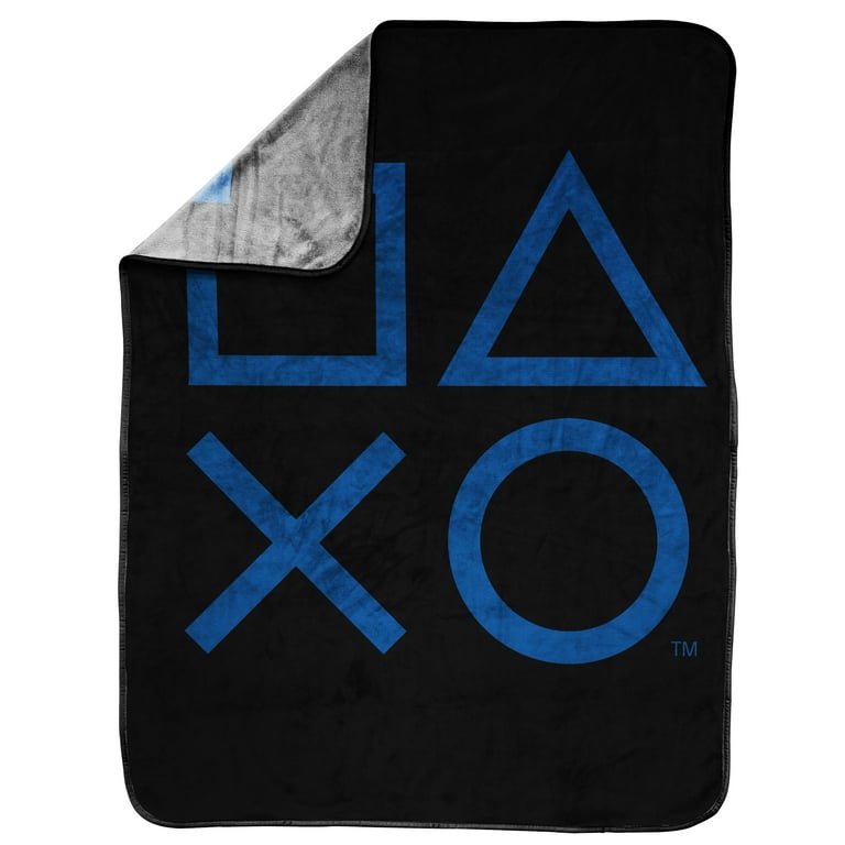 Playstation Kids Throw 46 x 60 Microfiber Blue Sony Walmart