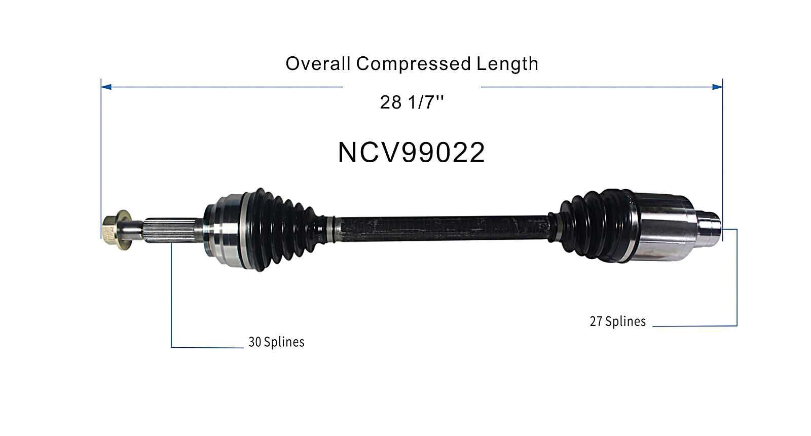 GSP NCV99022 GSP New CV Axle