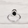 thumbnail image 6 of Natural Black Tourmaline Ring, Rough Tourmaline Gemstone Ring, October Birthstone, Simple, 925 Sterling Silver, Womens Ring, Christmas, Thanksgiving, Handmade, Statement Jewelry, Raw Gemstone Jewelry, 6 of 6