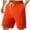 Orange, variant on BiZtdJrK Golf Shorts for Men Drawstring Elastic Waist Jogger Shortsknee Length Lightweight Sweat Shorts with Pockets Birthday Gift Black XL