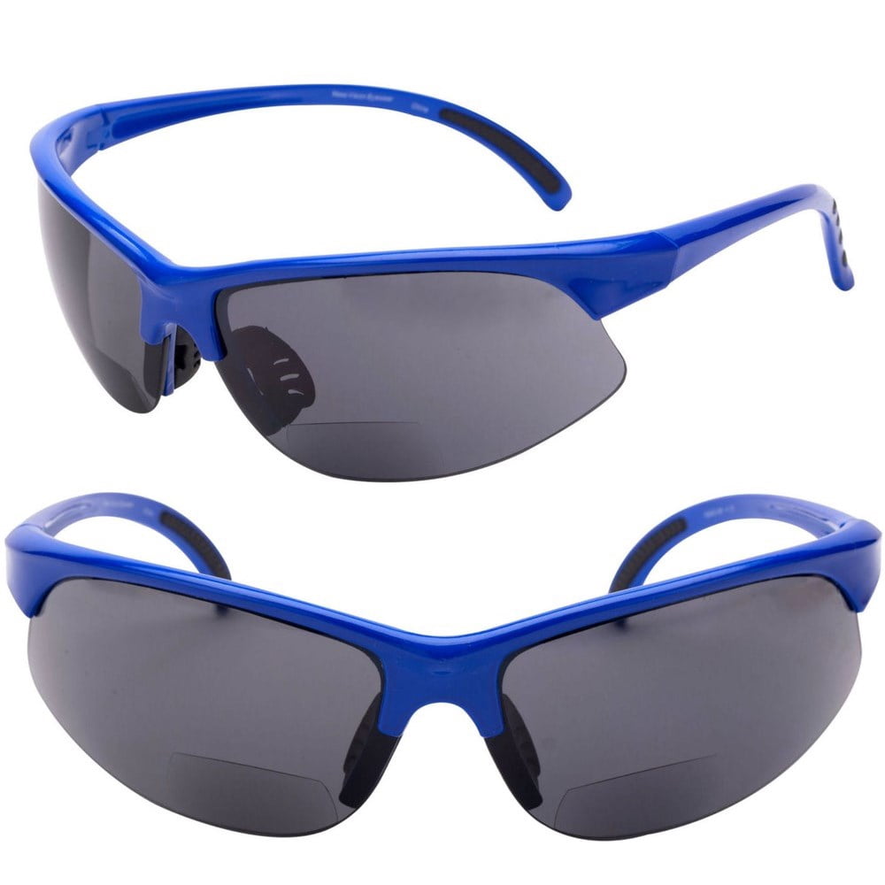 Mass Vision - 2 Pair of Unisex Bifocal Sport Wrap Sunglasses - Outdoor ...