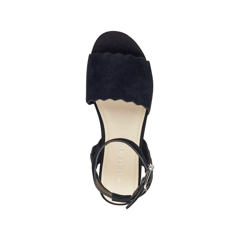 Marc Fisher Womens Faitful Flatform Esp Leather Open Toe Casual Platform Sand