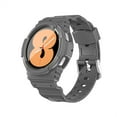 thumbnail image 1 of ALMNVO Band Compatible for Galaxy Watch 4 40mm 44mm Frontier TPU Rugged Case+Bracelet Galaxy Watch 4 Strapspace gray, 1 of 1