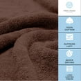 thumbnail image 3 of White Classic Hotel Collection Luxury 8-Piece 100% Turkish Cotton Towel Set, Brown, 3 of 9