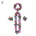 thumbnail image 2 of Dream Lifestyle 4/16 PCS Hawaiian Leis Set, Colorful Hula Dance Garland, Artificial Flowers Lei, Headband and Wristband, for Hula Dance Luau Party, Favors Celebrations Decor, 2 of 8