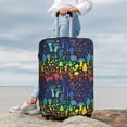thumbnail image 4 of Uemuo Magical Mushrooms and Flowers Printed Washable Luggage Cover - Fashion Suitcase Protector Fits 18-32 Inch Luggage -Medium, 4 of 9