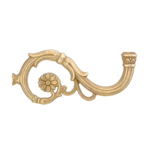 B&P Lamp® 6" X 2 3/4" Cast Brass Lamp Or Fixture Arm