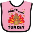 thumbnail image 3 of Inktastic Mimi's Little Turkey Boys or Girls Baby Bib, 3 of 4