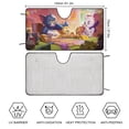 thumbnail image 2 of Tom And Jerry Windshield Sun Shade, Front Foldable Windshield Sunshade, Car Sun Shade Windshield Blocks UV Rays, Keep Car Interior Cool 51"x28", 2 of 8