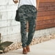thumbnail image 3 of Pantalones Prolriy para mujer, pantalones de camuflaje para mujer, pantalones casuales para mujer, pantalones deportivos estampados, pantalones de mujer verde M, 3 of 8
