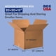 thumbnail image 2 of Caja de mudanza USA, grande, 20 x 20 x 15 cm, paquete de 12 unidades, corrugado, 2 of 6