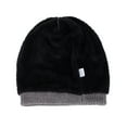 thumbnail image 6 of Tao Tao Men's Knitted Beanie Fleece Lined Thermal Comfort Soft Cuffed Winetr Hats Fashion Thick Slouchy Wool Sport Skull Cap Gray, 6 of 9