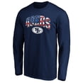 thumbnail image 2 of Men's Navy San Francisco 49ers Banner Wave Long Sleeve T-Shirt, 2 of 3
