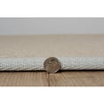 thumbnail image 5 of Contemporary Home Living 1.75' x 2.75' Tufted Solid Bordered Area Throw Rug - Brown and Ice Blue, 5 of 7