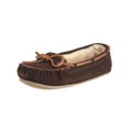 thumbnail image 1 of Minnetonka Womens Cally Suede Closed Toe Slip On Slippers, 1 of 2