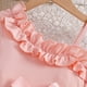 thumbnail image 4 of Vestido de Fiesta de Niñas Pendiente Hombro Mariposa Impresión Maxi con Cintura, 3D Adornado Vestido de Niño Pequeño para Vacaciones Y Ocasiones Especiales, 4 of 8