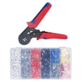 thumbnail image 4 of Ferrule Crimper Plier Set, 23-7AWG Ferrule Crimping Tool Kit Copper+PVC+Carbon Steel Portable  for Household, 4 of 7