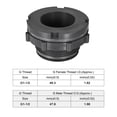 thumbnail image 5 of Uxcell G1-1/2 Thread Bulkhead Tank Adapter with Plug Fitting 1 Set, 5 of 5