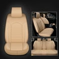 thumbnail image 3 of FlyFlise PU Leather Auto Seat Cover Universal Car Front Seat Car Seat Protector, 3 of 5