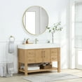 thumbnail image 4 of Vera 48" Single Bath Vanity in Washed Ash Grey with White Integrated Stone Sink, 4 of 17