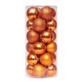 thumbnail image 1 of 24 bolas navideñas decorativas, irrompibles y gruesas, con acabado perlado galvanizado, para decoración navideña., 1 of 7