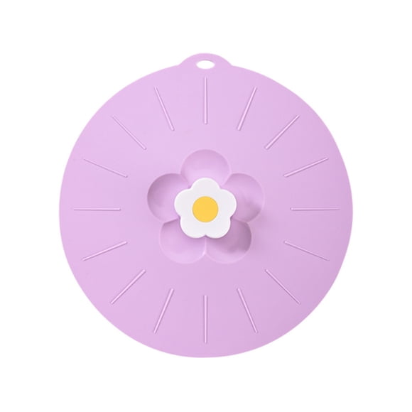 Tapa de olla Injueey para cocinar horno resistente a la temperatura Violeta