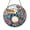 Acrylic 3.5 Inch, variant on Blue Drum Set Stained Glass Suncatcher – Round Musical Window Hanging for Home Studio