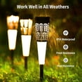 thumbnail image 4 of Eurhowing 12LM Solar Pathway Lights 8-Pack, IP65 Waterproof Outdoor Solar LED Lights, Auto On/Off Landscape Lighting for Yard, Garden, Driveway, Walkway, Cool White, 4 of 12