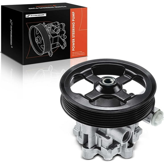 A-Premium Power Steering Pump with Pulley Replacement for Dodge Caliber 2007-2012 Jeep Compass Patriot 2007-2017