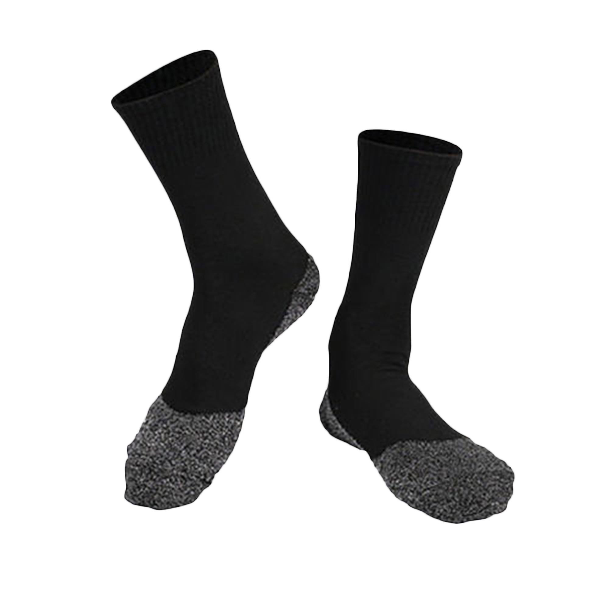 Carolilly 1Pair Men Warm Sock,Heat Fibers Insulation Stockings Keep