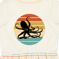thumbnail image 4 of Inktastic Octopus Vintage Sunset Girls Toddler Dress, 4 of 5