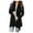 Black, variant on BSDJILFG Lightweight Cardigans for Women 2025 Summer Trendy Duster Cardigan Long Sleeve Open Front Plus Size Kimonos ,Sizes S-3XL