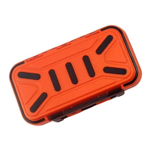 FELTECHELECTR 1Pack Orange Rectangular Fishing Hook Box For Lure Bait Storage Outdoor Fishing Enthusiasts