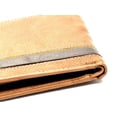 thumbnail image 2 of Tan RFID Blocking Premium Leather Bifold Wallet Center Flap Credit Card Business Card ID Holder, 2 of 10