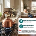 thumbnail image 5 of DAMAI Tea Kettle Stovetop Whistling Copper Tea Pot For Stove Teapot Kettle Stovetop With Louds Whistle Lid Vintage Kettles For Stove Top Fast Boiling Water Teapot For, 5 of 9