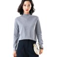 thumbnail image 1 of Maydear Women's Half Collar Sweater Long Sleeve Pullover Knit, Stretch Fitted Knitted Bottoming Shirt, 1 of 5