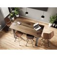 thumbnail image 4 of Olio Designs Bungee 30" Faux Leather Upholstered Swivel Bar Stool in Graystone, 4 of 4