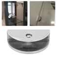 thumbnail image 4 of Clip en Verre, Demi-Rond Verre Semi-Circulaire Support 50x24mm pour 8-12mm Portes en Verre d'Épaisseur, 4 of 8