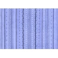 thumbnail image 1 of Ahgly Company Indoor Rectangle Solid Blue Modern Area Rugs, 2' x 3', 1 of 4