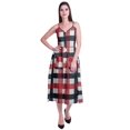 thumbnail image 3 of Moomaya Printed Cotton Casual Spaghetti Strap Dress Flared Maxi Summer Dresses For Women, 3 of 7