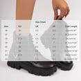 thumbnail image 3 of Purcolt Ankle Boots for Women Dressy Casual PU Leather Round Toe Block Heel Lace-up Short Booties Comfort Slip on Dress Shoes Streetwear with Side Zipper, 3 of 9