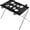 Black, variant on Foldable Dog Grooming Hammock Stand, 23.6" Portable Pet Bath Holder Sling Shower Chair with 8 Leg Openings for Small Dogs & Cats Nail Trimming (Blue)