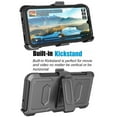thumbnail image 5 of Takfox Samsung Galaxy S25 FE 5G Case, for Galaxy S25 FE 5G Belt Clip Holster Phone Case [Built-in Screen Protector] Kickstand Full-Body Military Grade Protective Shockproof Cover -Black, 5 of 6