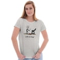 thumbnail image 4 of Drop BBQ Steak Funny Lifestyle Womens Slim Fit Graphic Tee Brisco Brands X, 4 of 5
