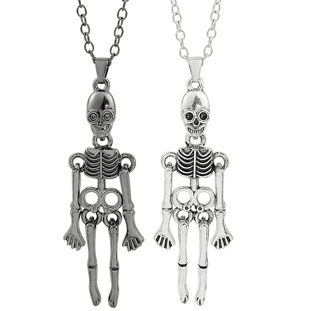 Skull shop necklace walmart