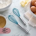 thumbnail image 6 of Farberware Professional Set of 2 Mini Stainless Steel Handled Whisks Multi-Colored, 6 of 10