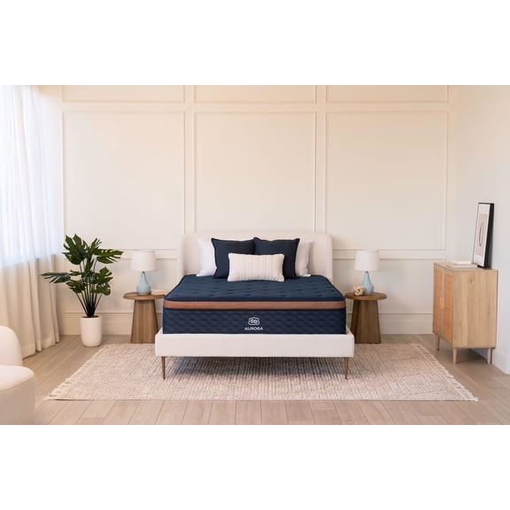 Brooklyn Bedding Aurora Luxe Cooling Firm Mattress, Twin